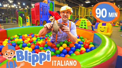 Impariamo con Blippi al parco giochi coperto .